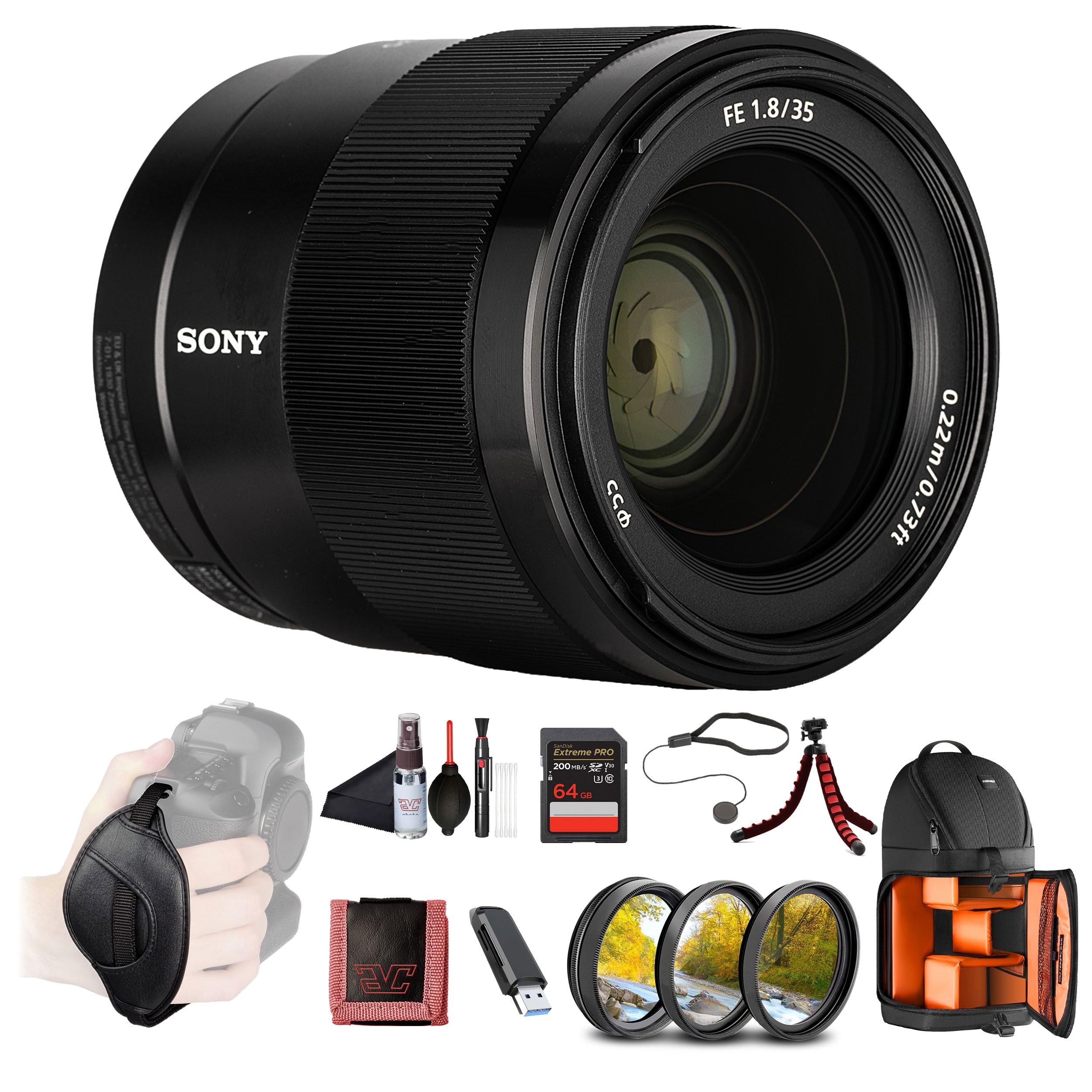 Amazon.com : Sony FE 35mm F1.8 Wide-Angle Prime Lens (SEL35F18F