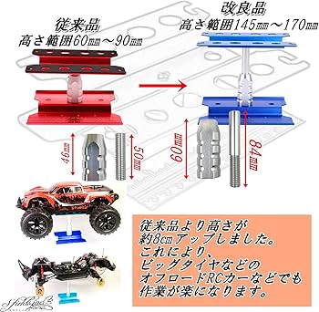 Amazon.co.jp: S.fields.inc RCカースタンド 修理ステーション