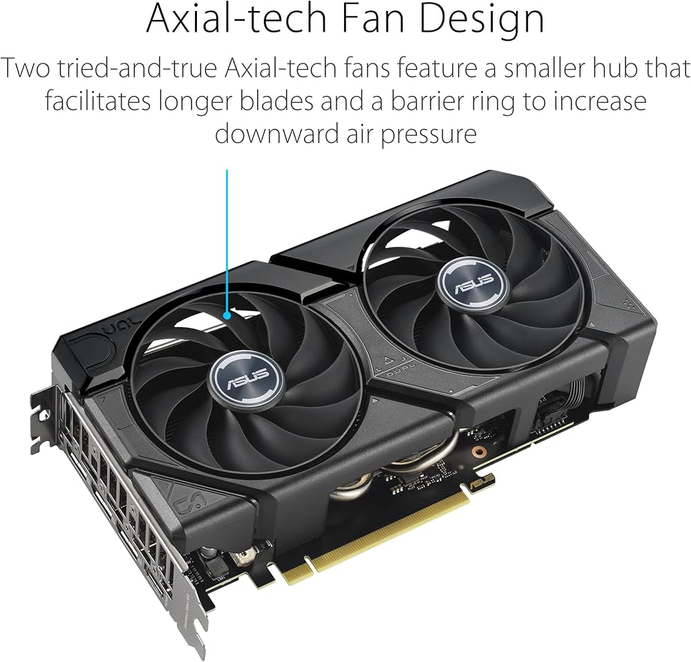 ASUS GeForce RTX 4060 TI DUAL EVO 8G OC Gaming Graphics Card