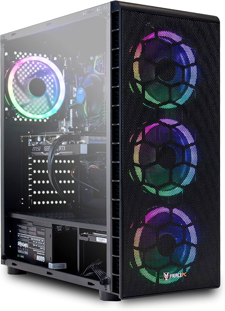 FIERCEPC Gaming PC - Intel Core i5 10400F 4.1GHz, RTX 2060 6GB