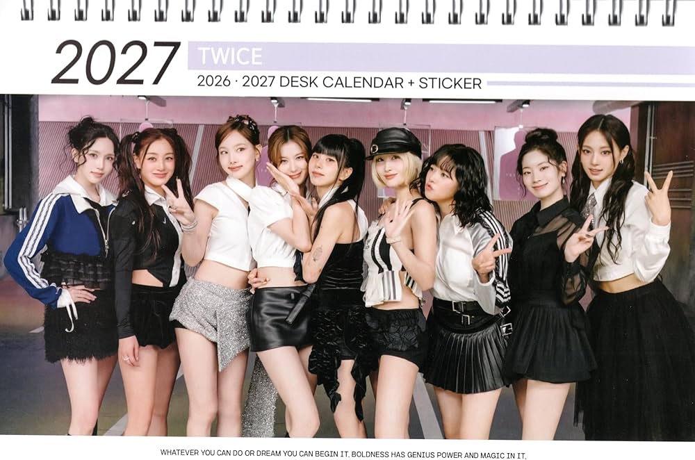 Amazon.co.jp: TWICE トゥワイス グッズ 卓上 カレンダー (写真集