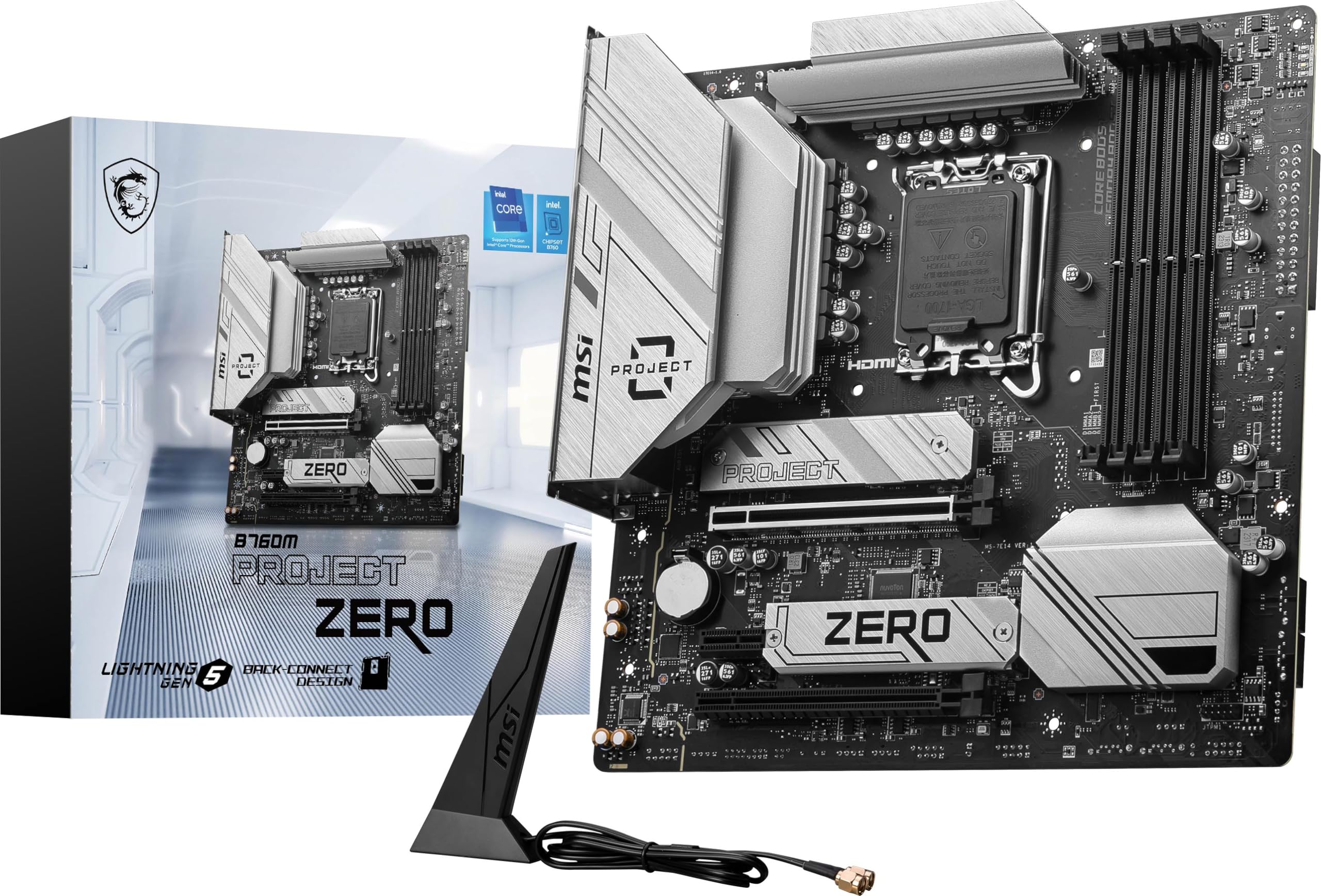 Amazon.com: MSI B760M Project Zero Gaming Motherboard (Support