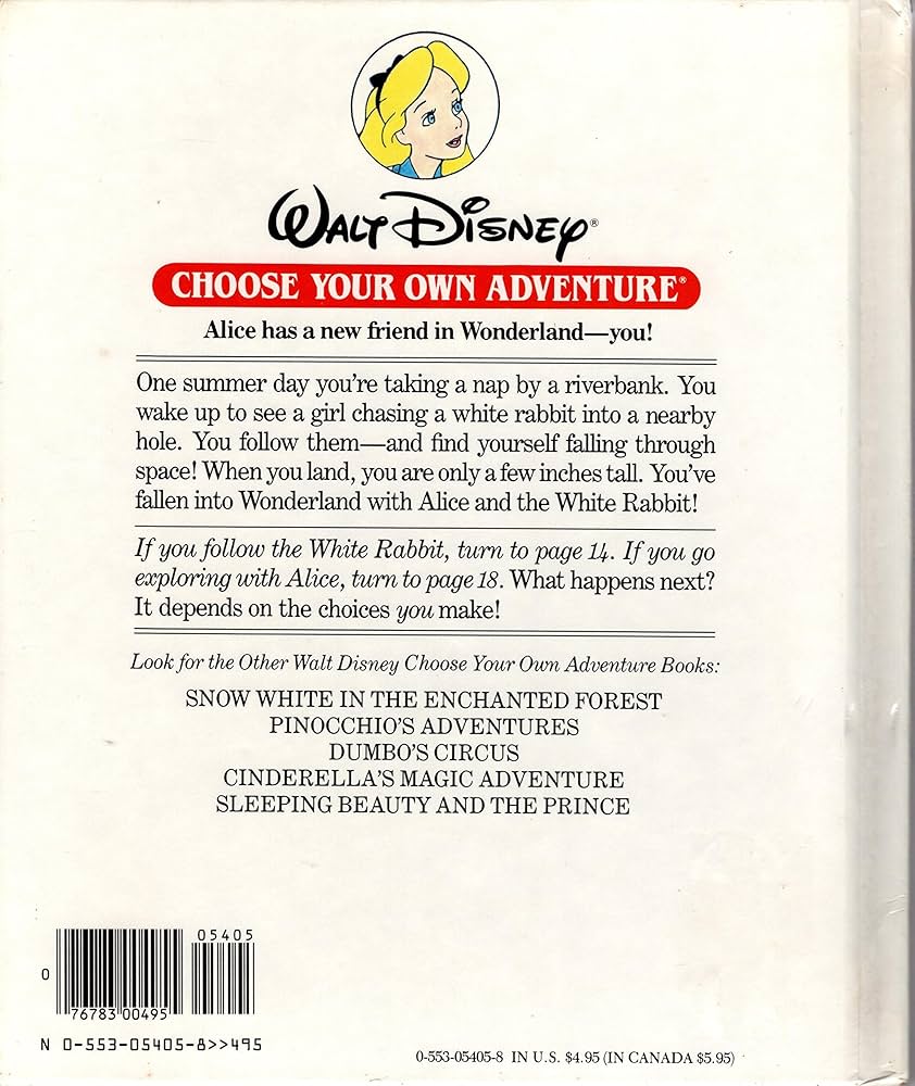 Alice's Wonderland Adventure (Choose Your Own Adventure/Walt