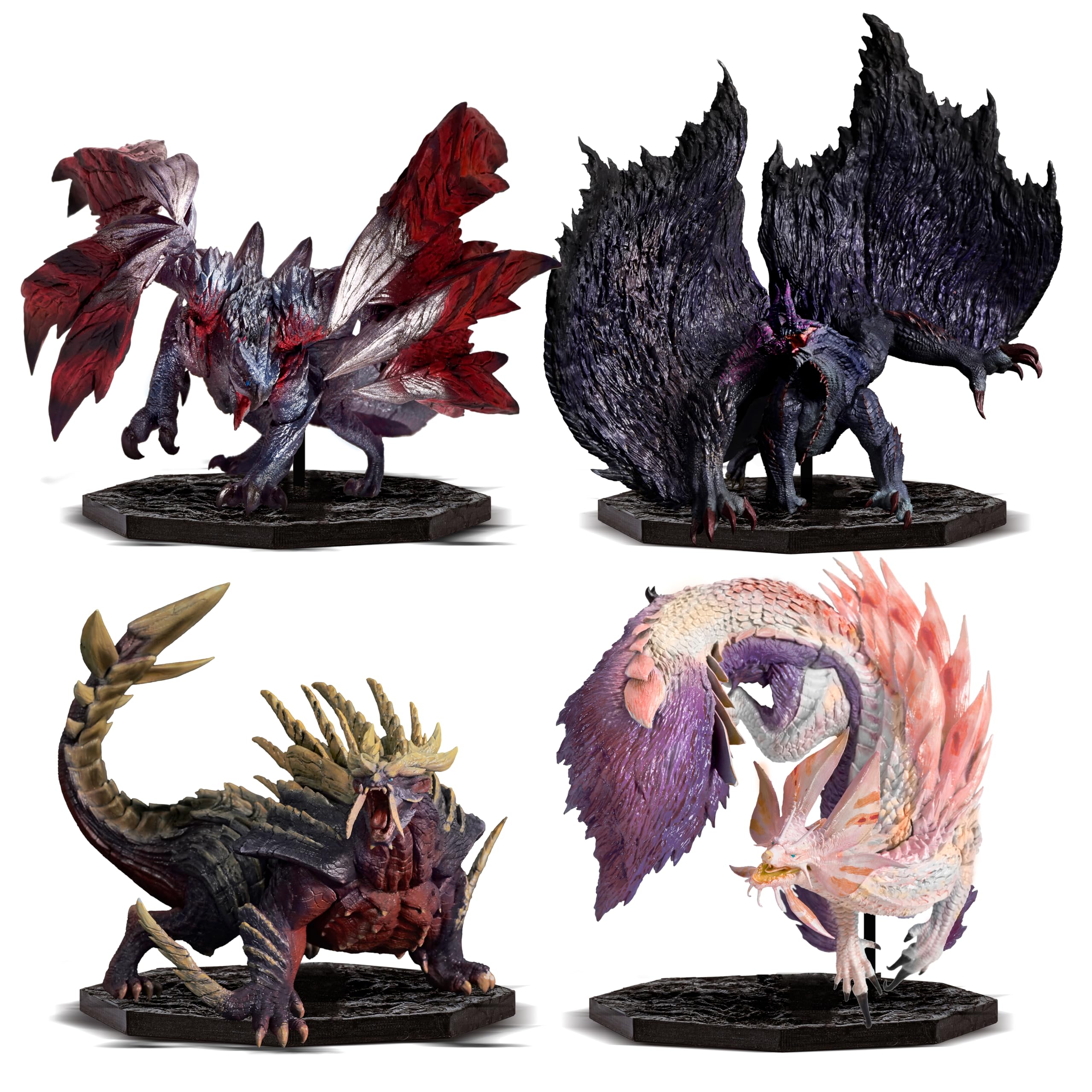 Amazon | CAPCOM FIGURE BUILDER CUBE MONSTER HUNTER 4体セット