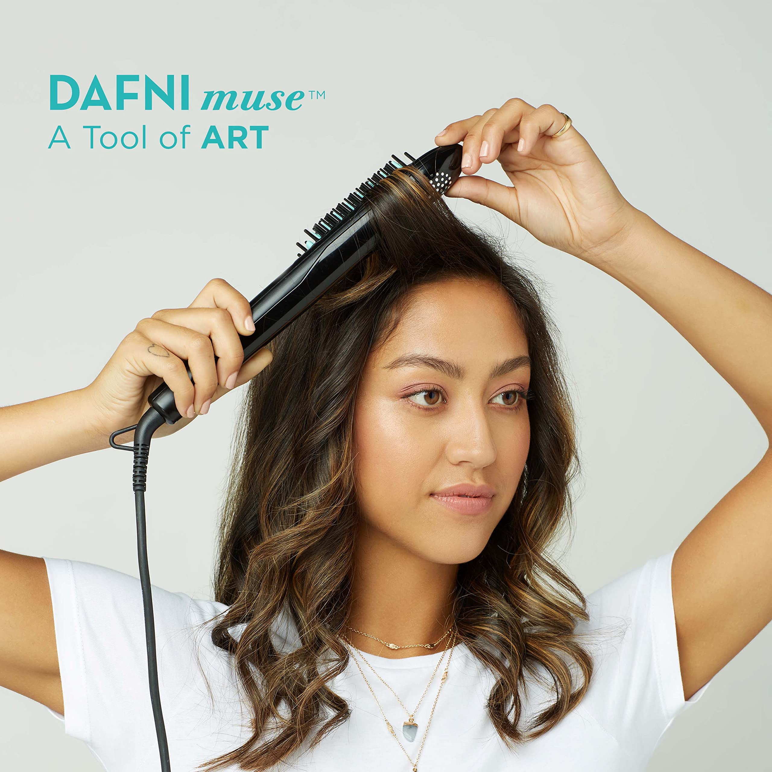 Amazon.com : DAFNI X Conair Muse, Smoothing & Styling Hot Brush