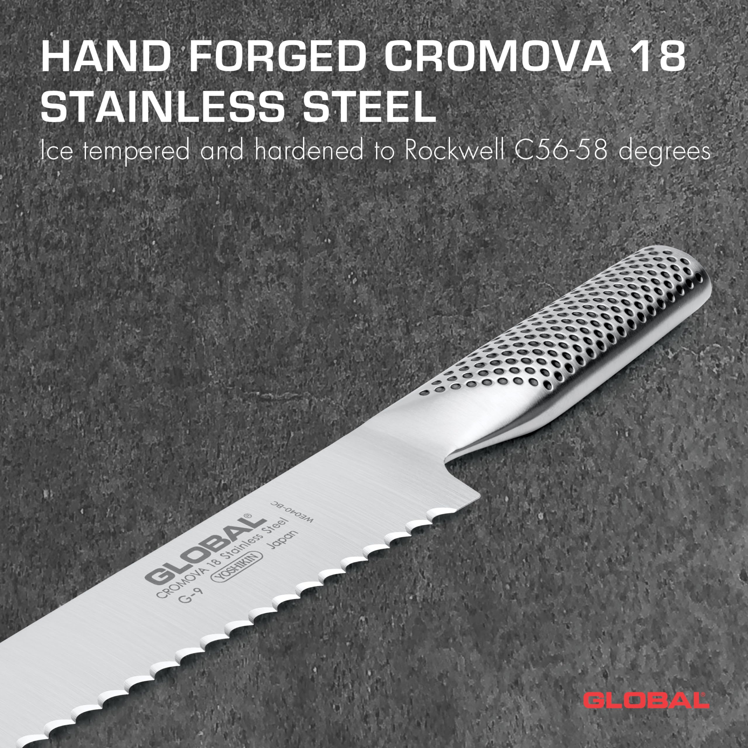 Amazon｜グローバル パン切り 刃渡り 22cm G-9｜菜切り包丁 オンライン通販