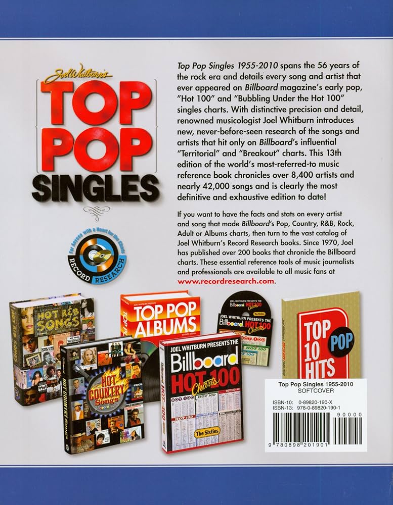 Joel Whitburn's Top Pop Singles 1955-2010: Whitburn, Joel
