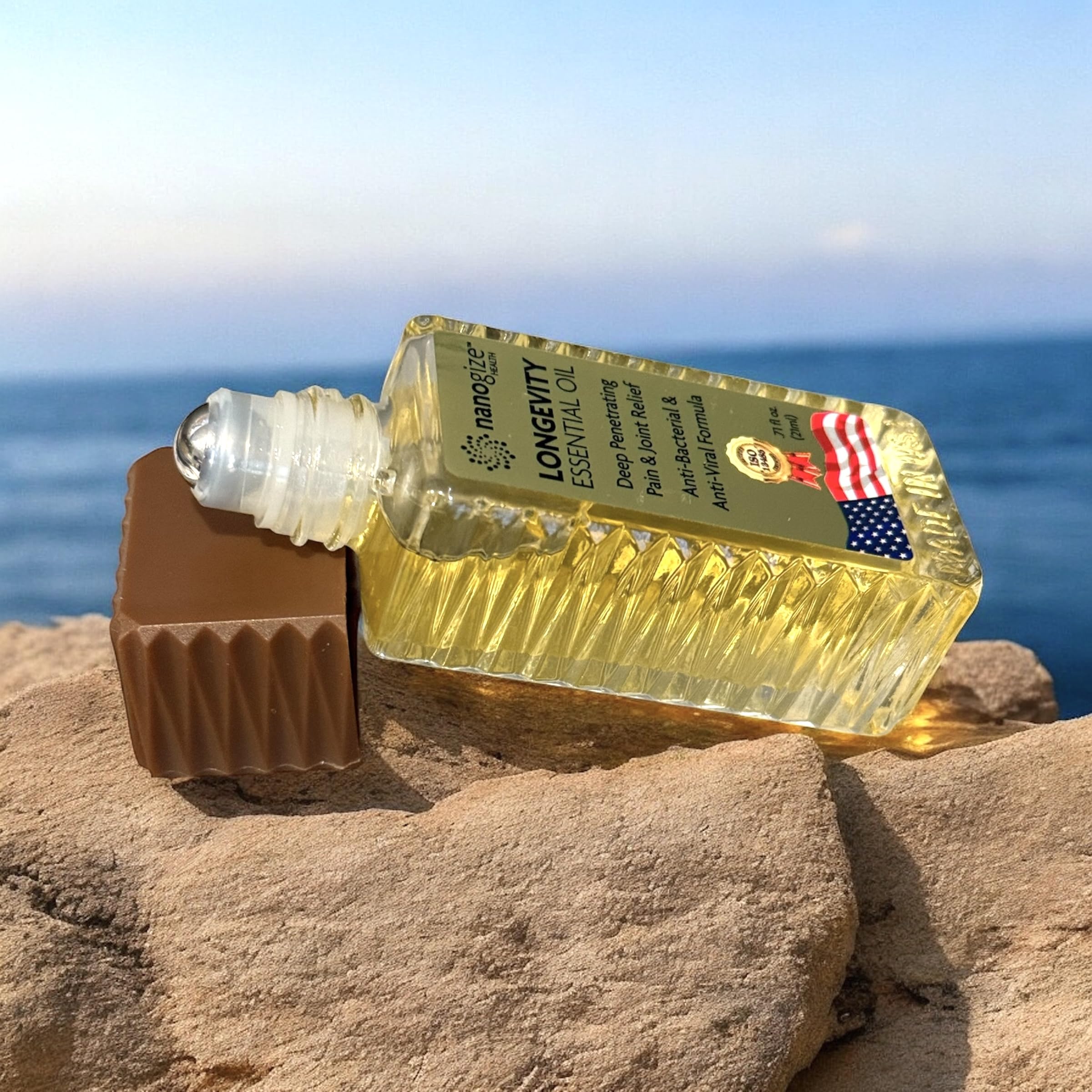 Amazon.com: 1 Pack - Twin Bottles Longevity Nanogize Essentail Oil