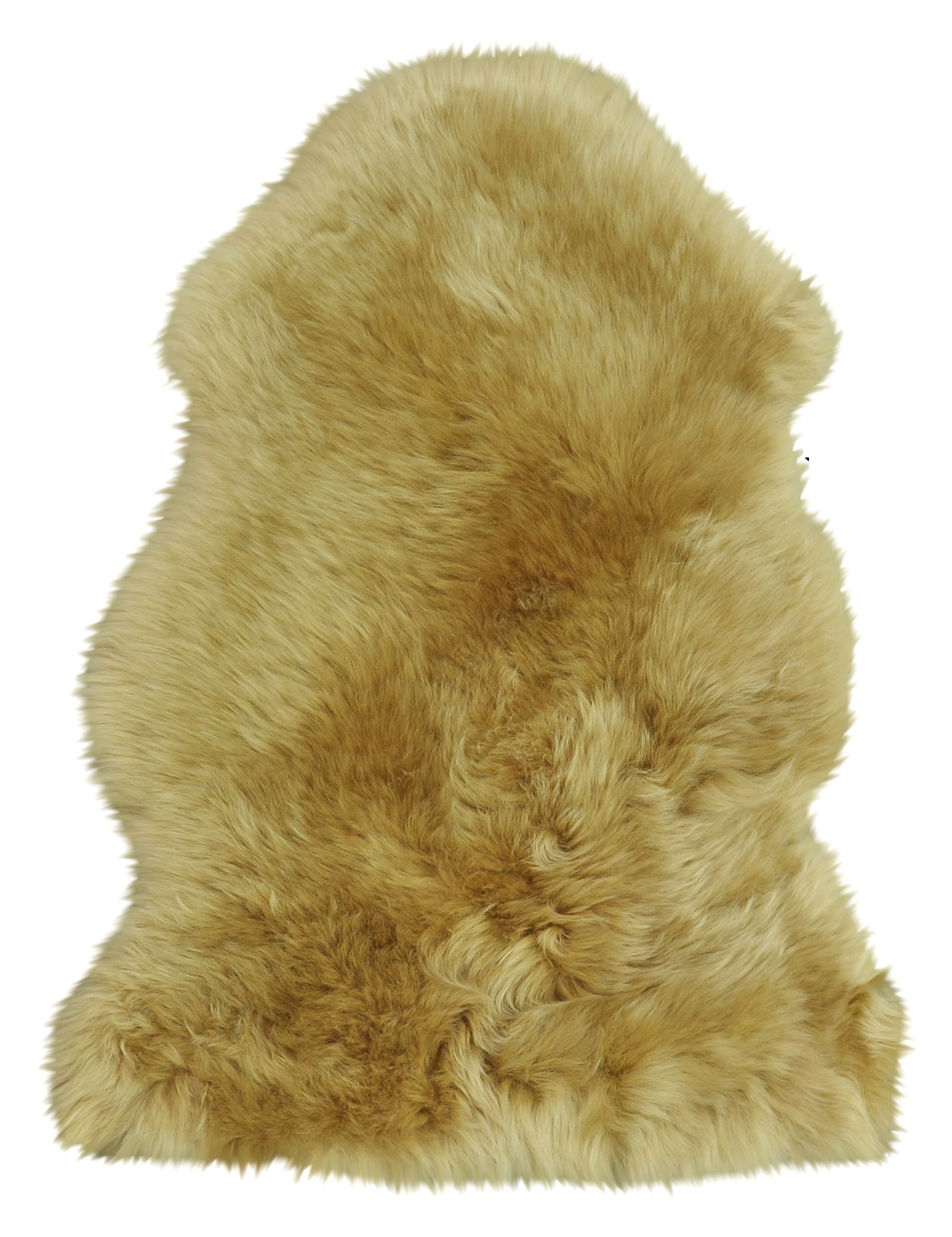 Amazon｜ボーマ ムートン長毛ラグ 1匹 55×80cm ブラウン 630144BO