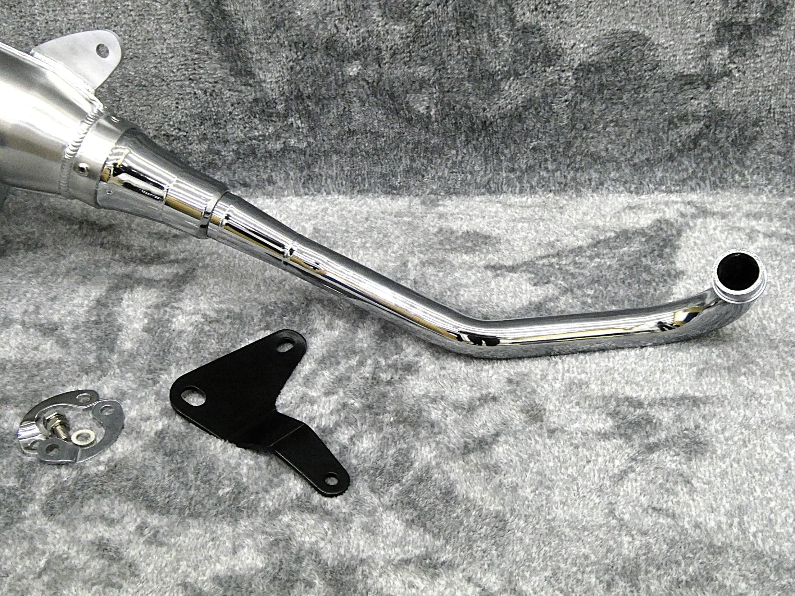 Amazon | クロスカブ110 モナカ ダウン マフラー/スーパーカブ メッキ