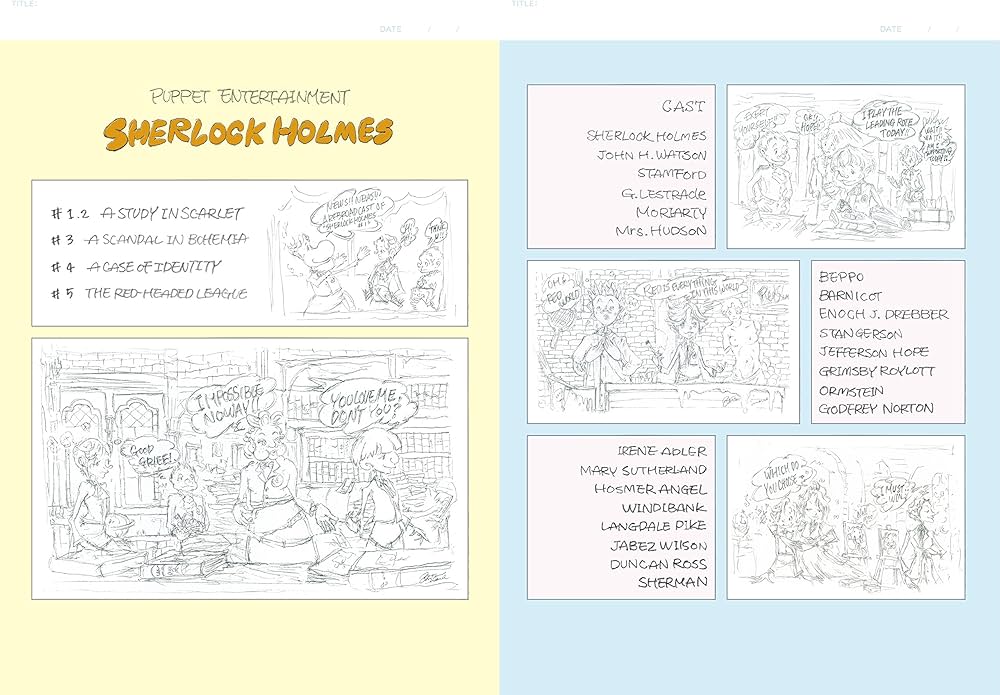 Amazon.co.jp: BUNTA'S SKETCHES-Ⅱ (Sherlock Holmes) : 井上文太