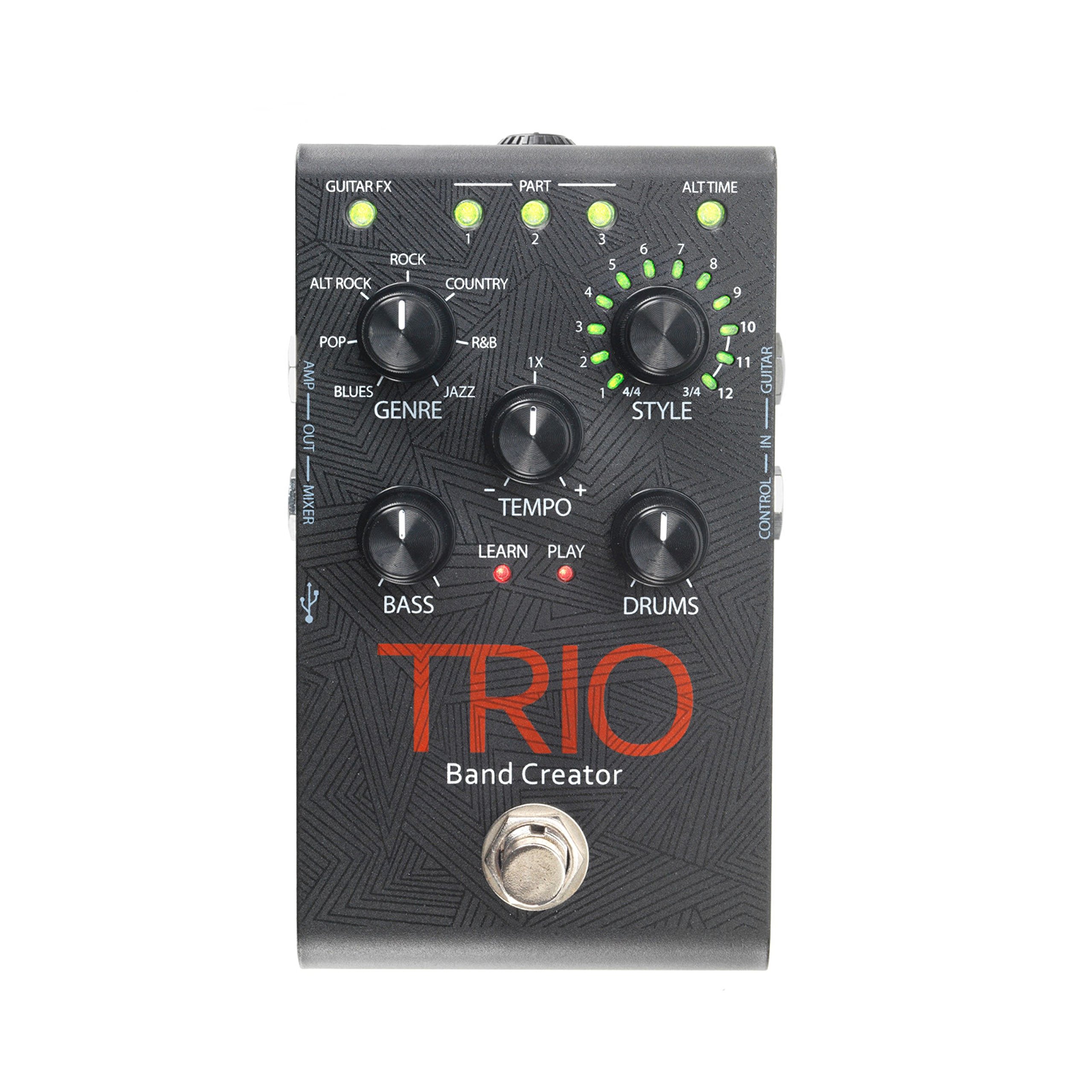 Amazon.com: Digitech TRIO Electric Guitar Multi Effect, Band