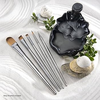 Amazon.com: Royal & Langnickel Zen 5pc Standard Handle Brush Set