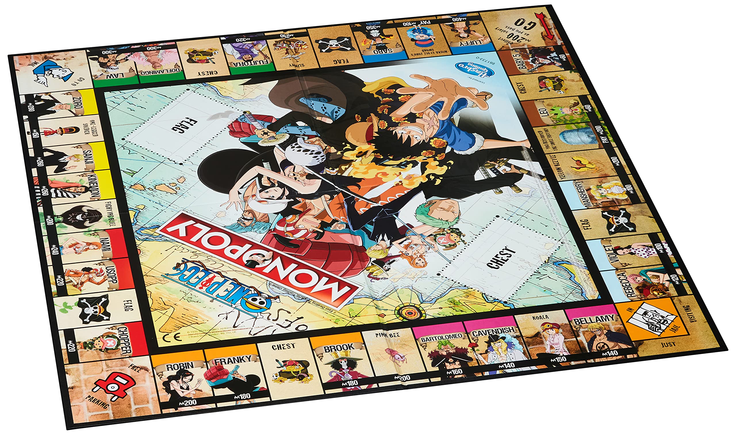 Amazon.com: One Piece Monopoly Board Game For 2-8 Players : Toys