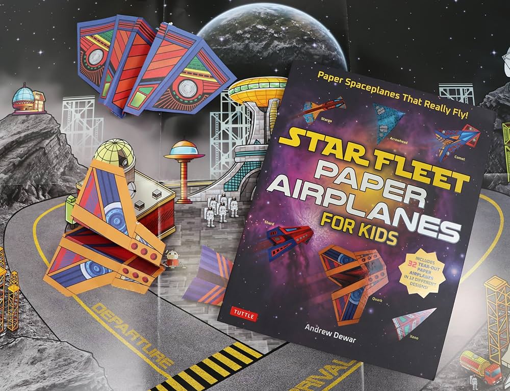 Star Fleet Paper Airplanes for Kids: Paper Spaceplanes That Really
