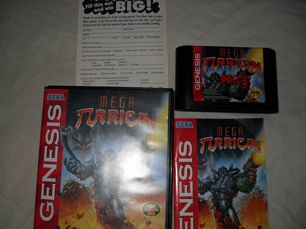Amazon.com: Mega Turrican - Sega Genesis (Renewed) : Video Games