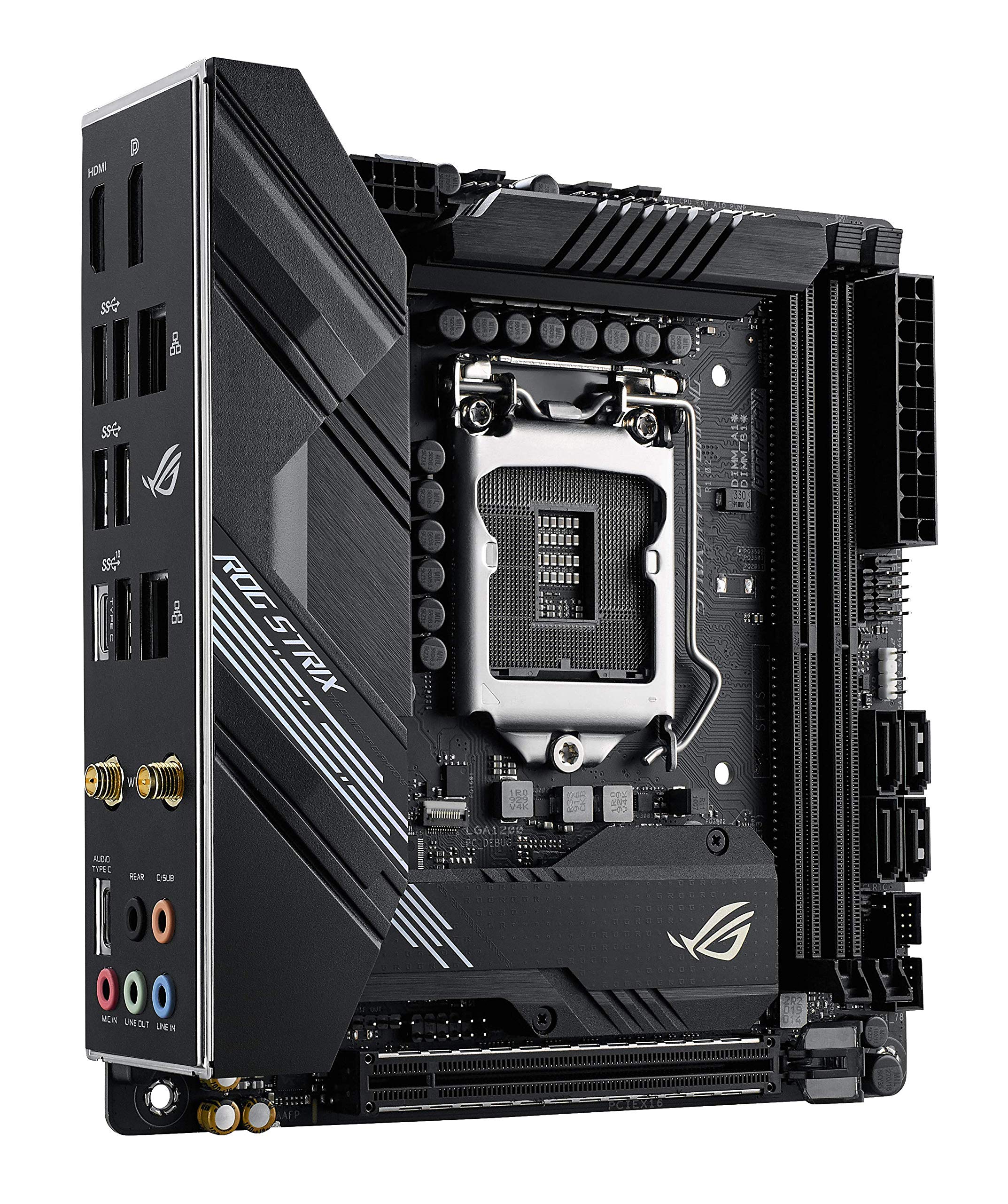 Amazon | ASUS ROG STRIX H470-I GAMING LGA 1200 Intel H470 SATA 6Gb