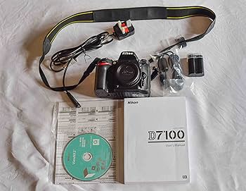 Nikon D7100 Fotocamera Digitale Reflex 24.1 Megapixel, Display 3.2