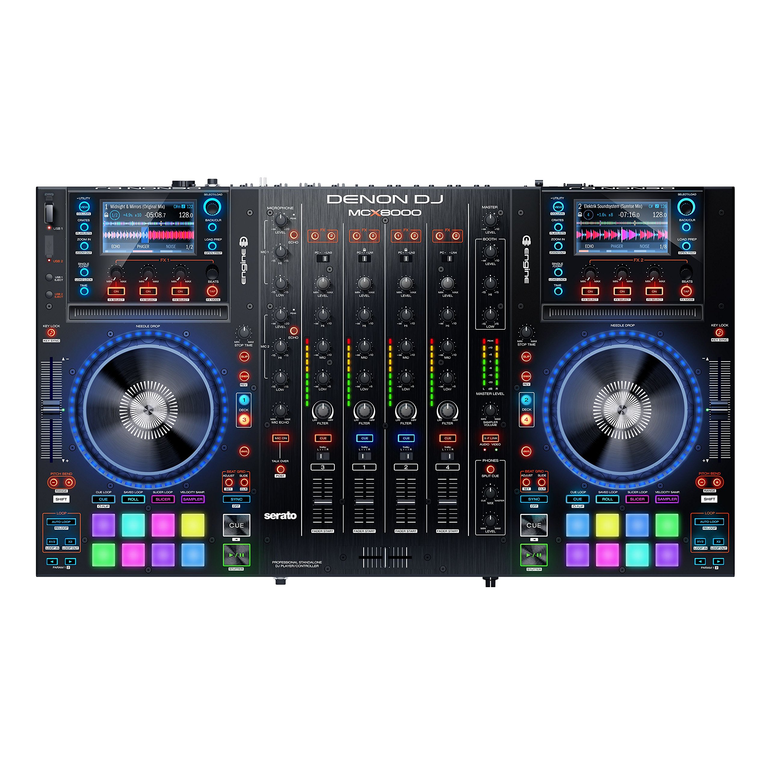 Amazon | Denon DJ USBメディア対応 スタンドアローン4デッキDJ