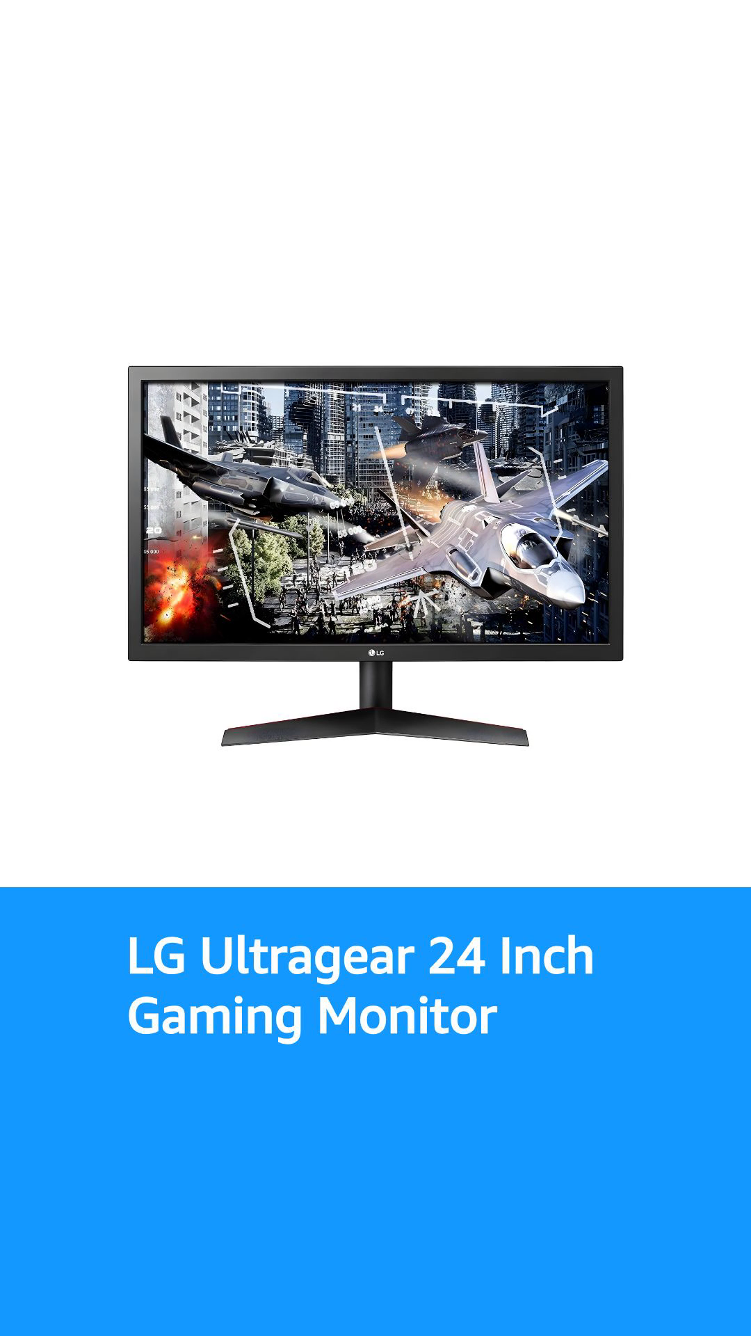 LG Ultragear 24GL600F-B 24 Inch 1ms 144Hz Full HD Gaming Monitor