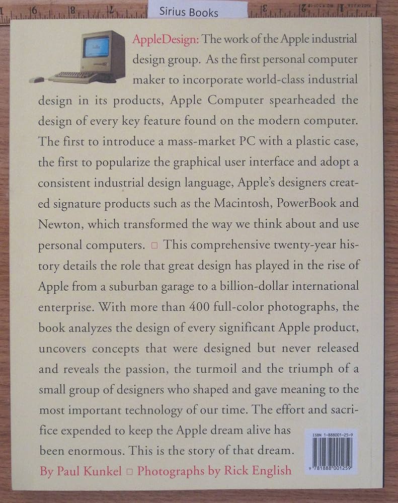 Appledesign: The Work of the Apple Industrial Design Group: Kunkel