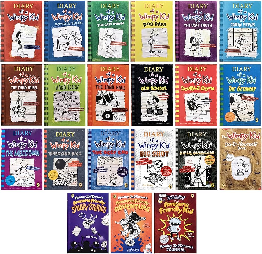 Amazon.co.jp: Jeff Kinney Diary of A Wimpy Kid Series Collection 1