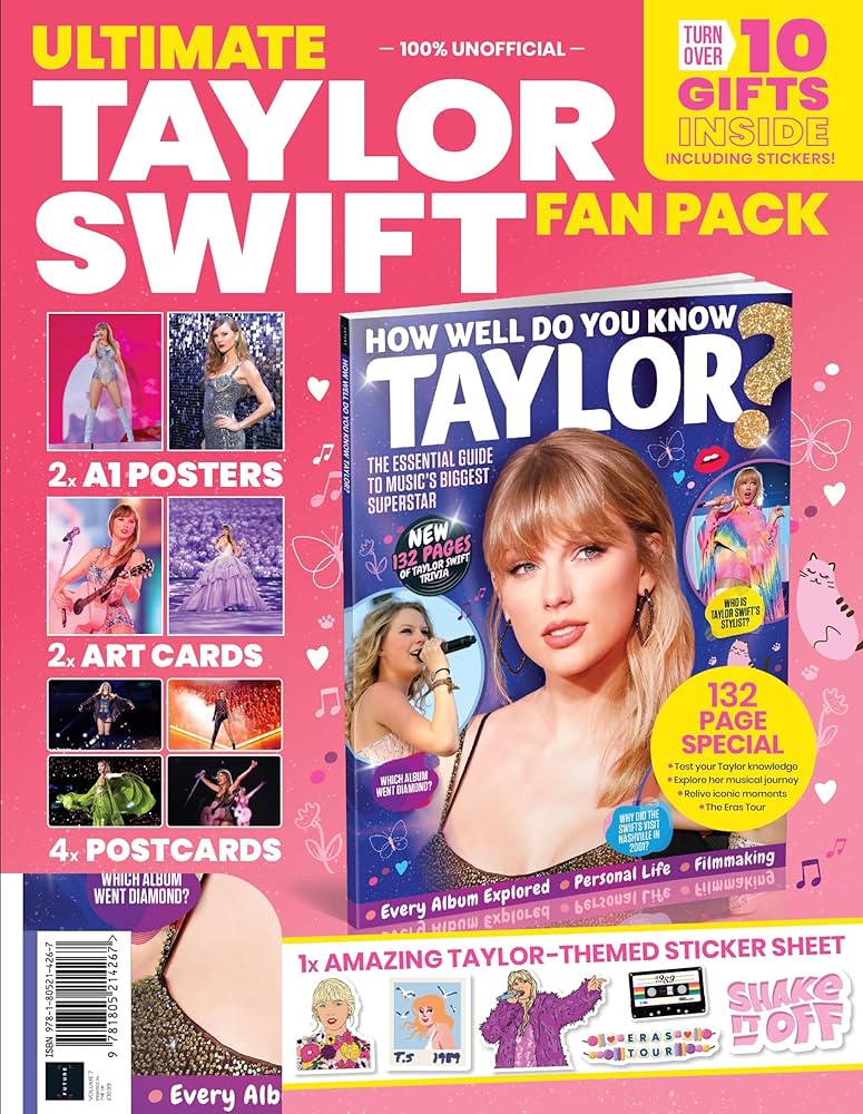 Ultimate Taylor Swift Fan Pack - Includes huge A3 double-sided