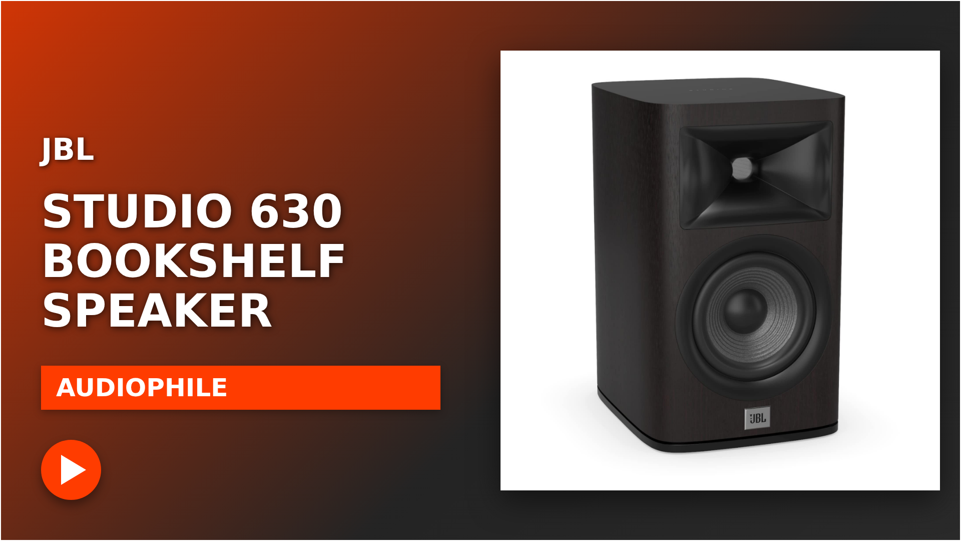 Watch JBL Studio 630, Dark Wood - Bookshelf Loudspeaker on Amazon Live
