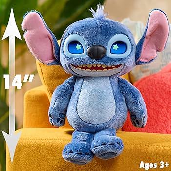 Amazon.com: Disney Stitch Just Play Many Moods 14-inch Interactive