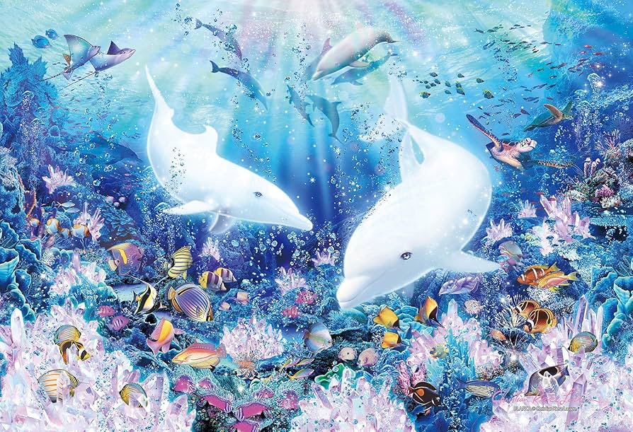 Amazon.co.jp: 300ピース ジグソーパズル ラッセン ブランカ 【光る