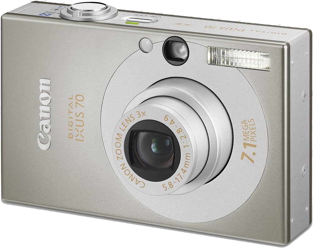Canon IXUS 70 - Fotocamera digitale da 7 MP, zoom ottico 3x
