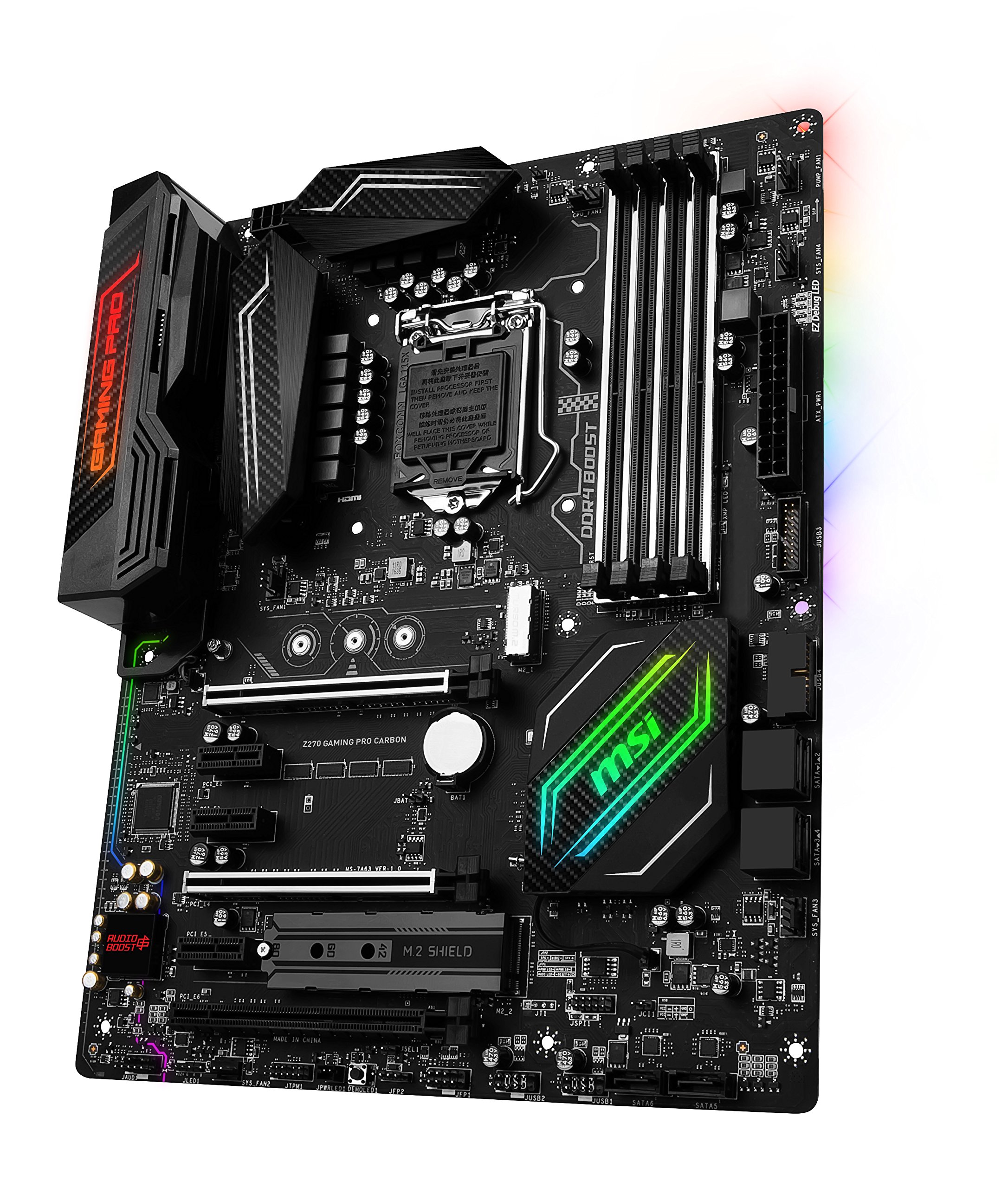 Amazon.com: MSI Z270 Gaming PRO Carbon Motherboard : Electronics