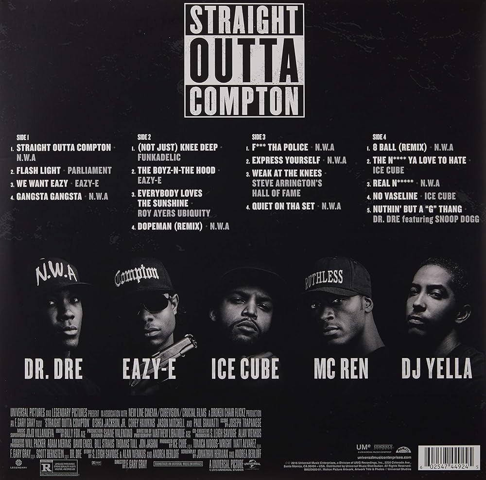 Soundtrack - Straight Outta Compton: Music From The Motion Picture