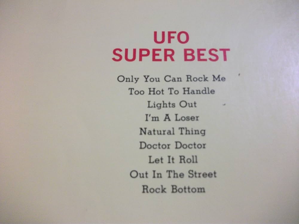 バンドスコア UFO スーパーベスト SUPER BEST ギター＆ベースタブ譜付