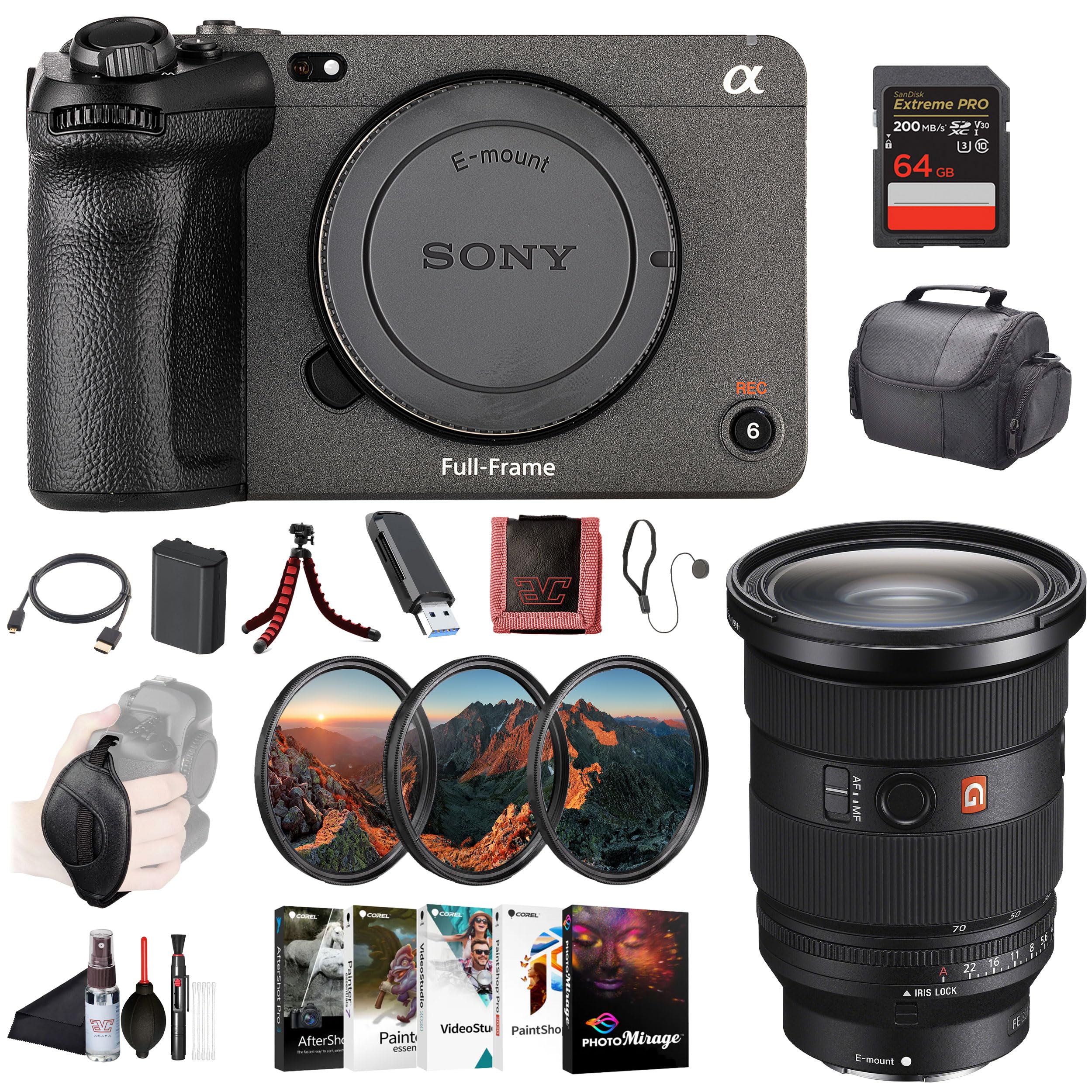 Amazon.com : Sony FX3 Full-Frame Cinema Camera ILME-FX3, Sony FE