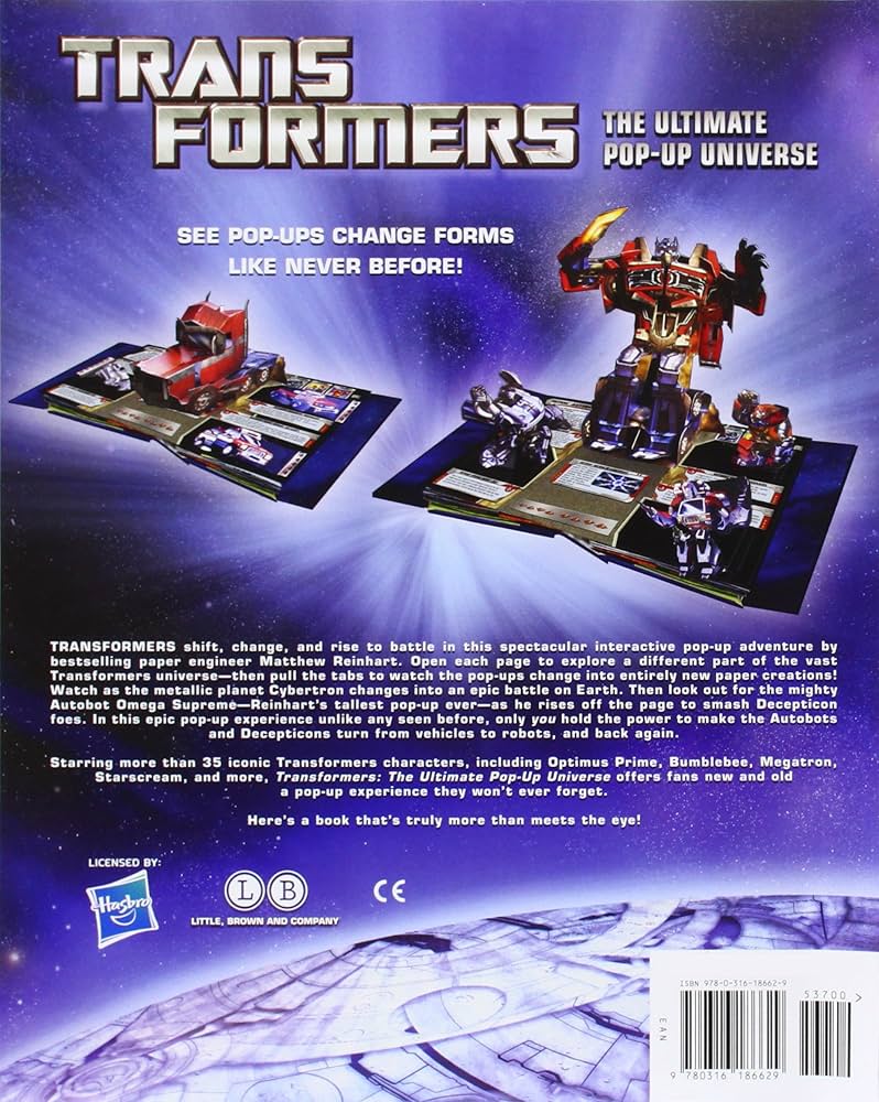 Amazon | Transformers: The Ultimate Pop-Up Universe | Reinhart