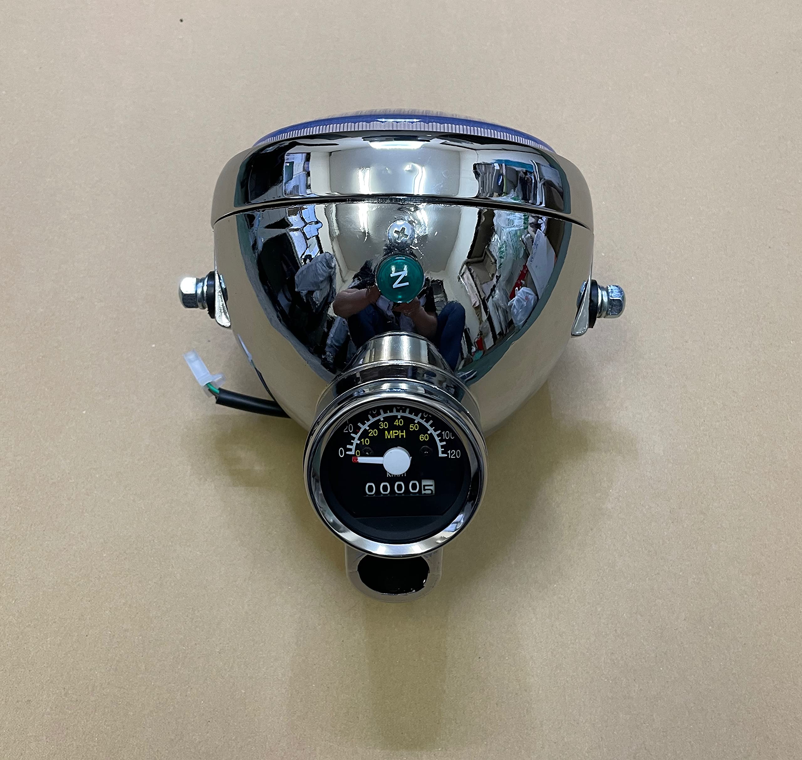 Amazon | Monkey モンキー ヘッドライト 120km スピードメーター 12V