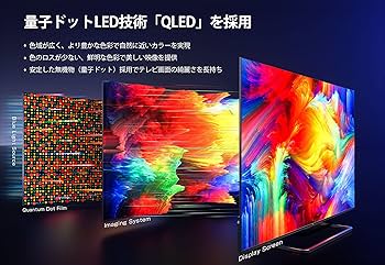 Amazon | TCL 65C728 65V型 4Kチューナー内蔵 液晶テレビ QLED採用