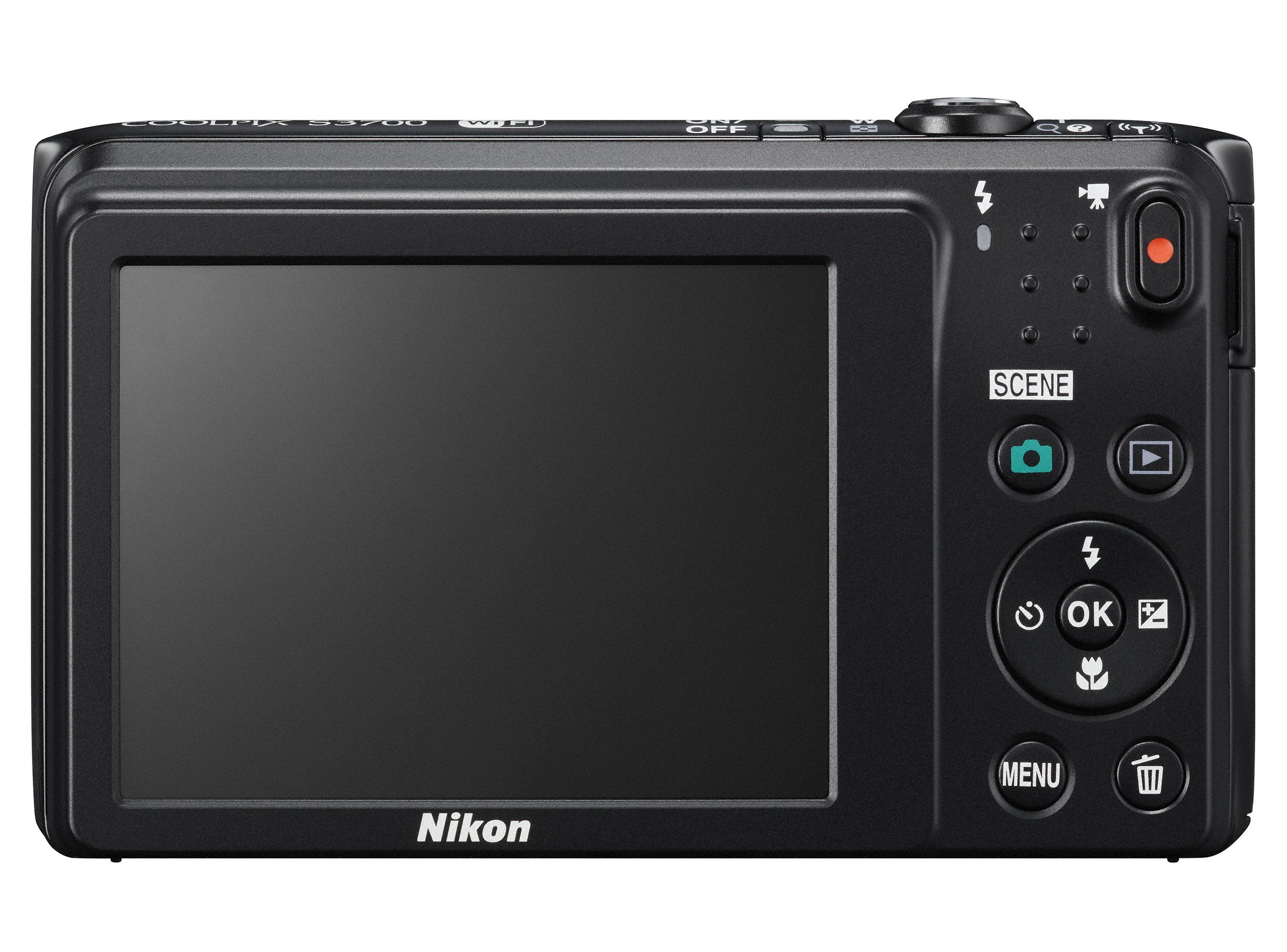 Amazon.com : Nikon Digital Camera COOLPIX S3700 Black Optical 8X