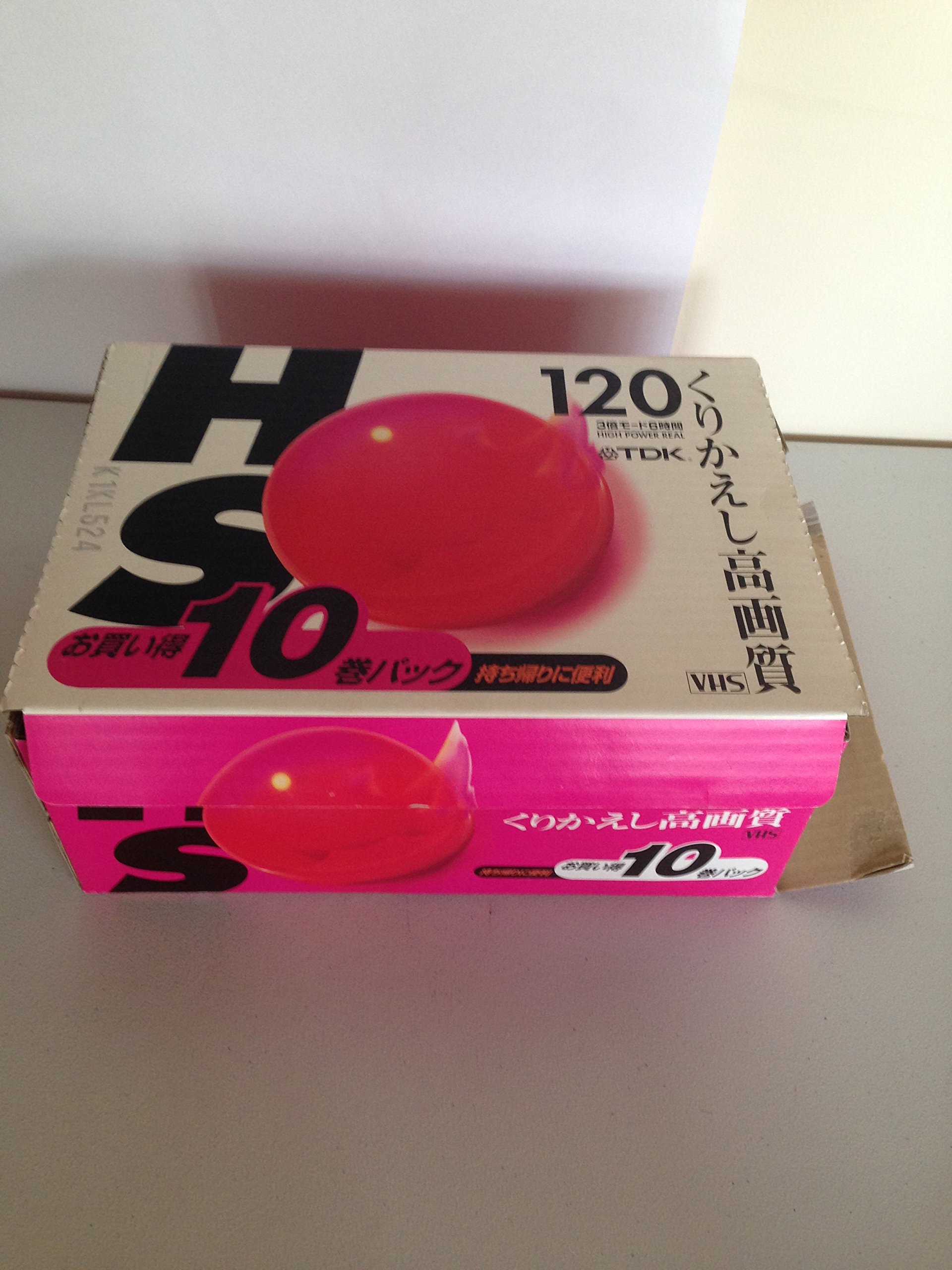 Amazon | TDK VHS スタンダード 120分録画 10本パック [T-120HSUX10BP