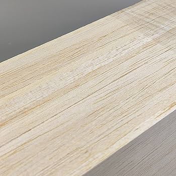 Amazon.co.jp: 20枚 バルサ 材 4mm厚 300mm長 100mm幅 BalsaWood