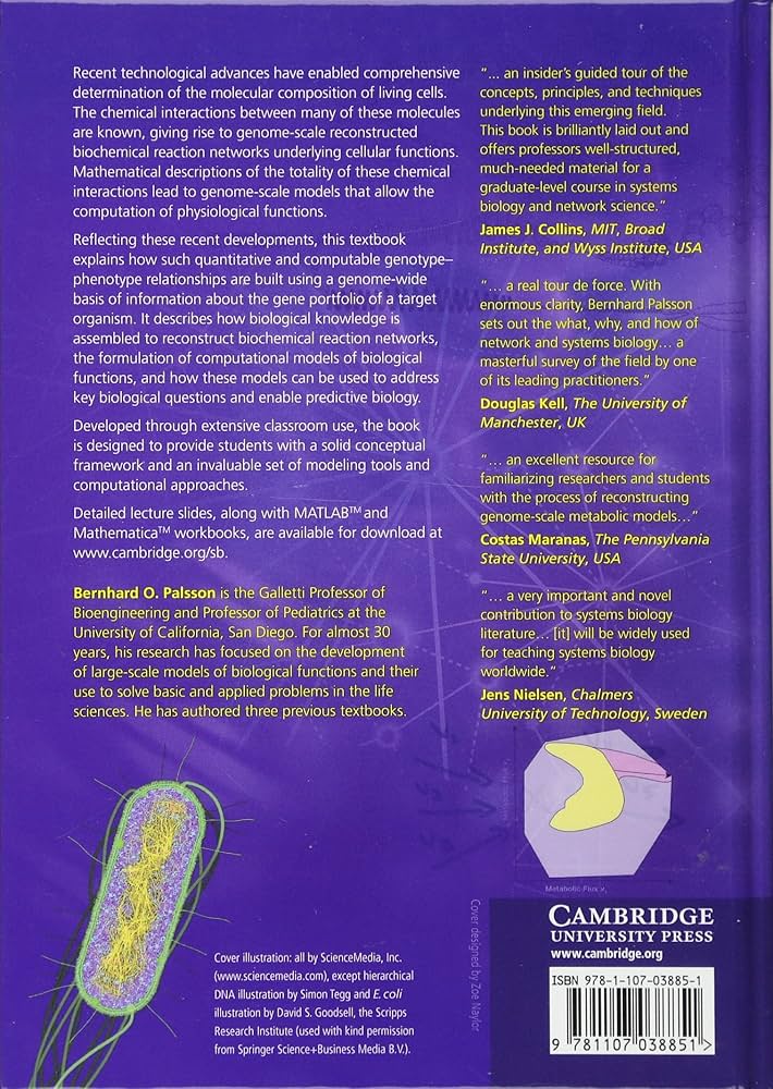 Systems Biology: Constraint-based Reconstruction and Analysis