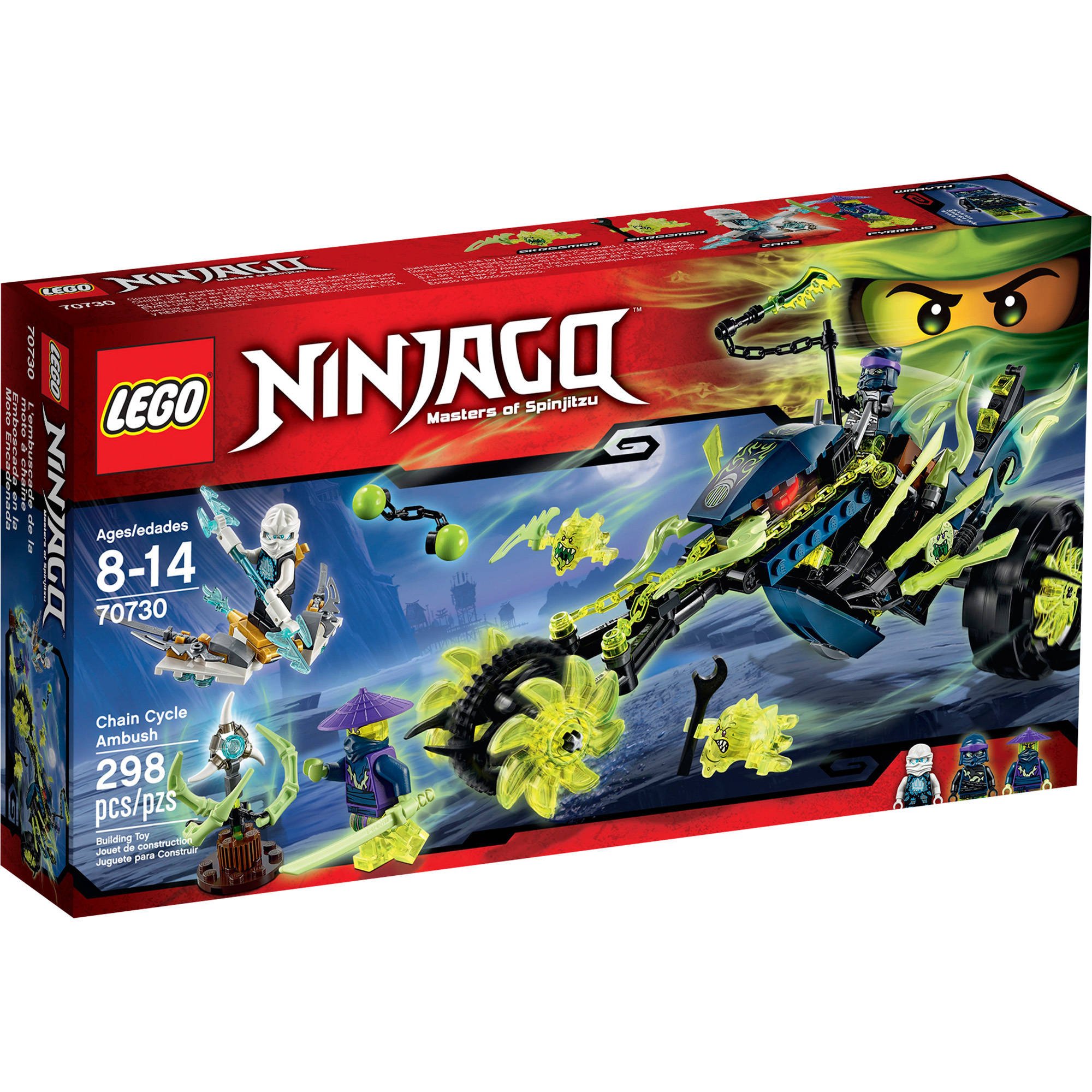 LEGO - 70730 - Ninjago - La Moto Fantôme de Wrayth : Amazon.fr