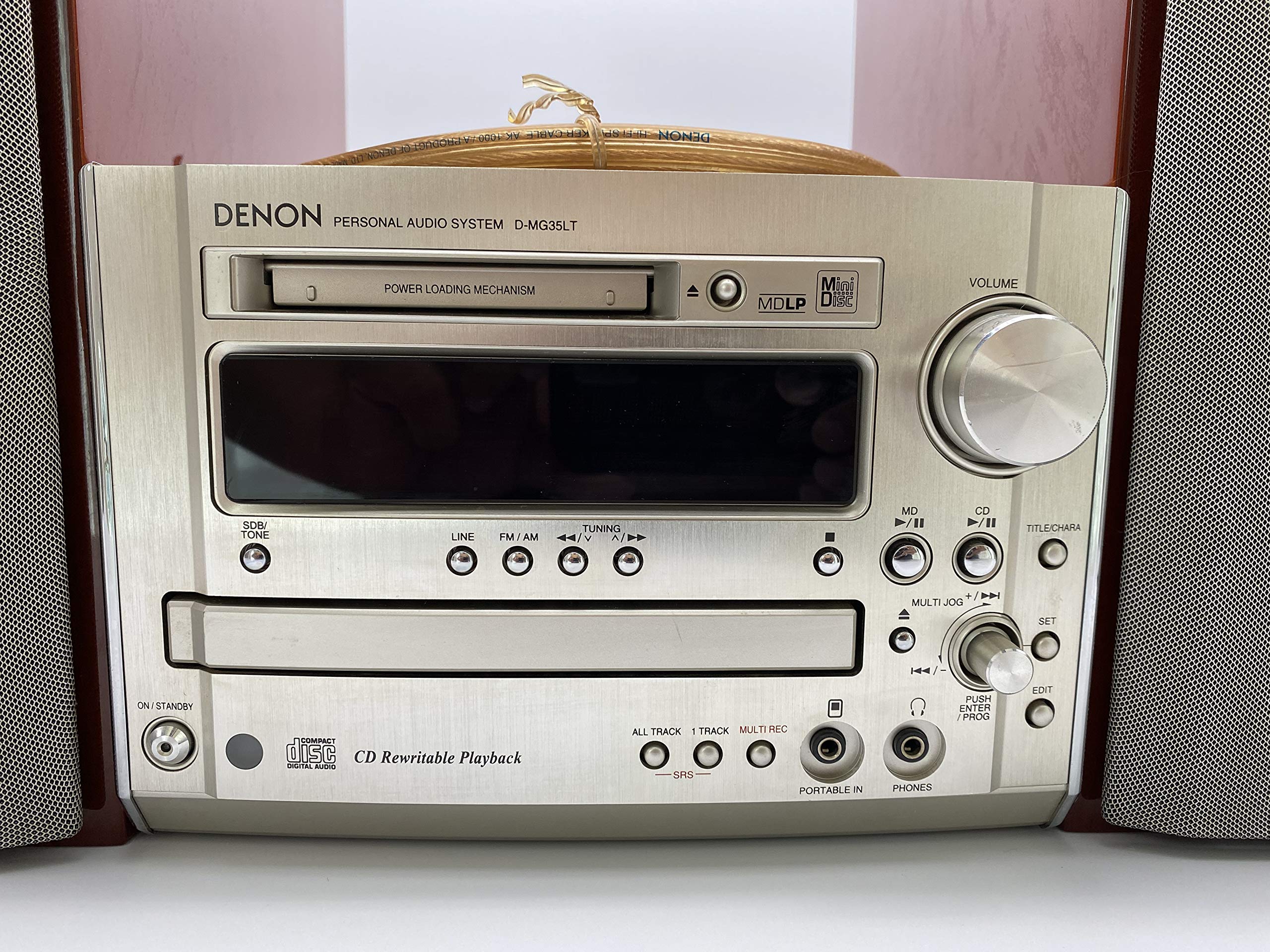 Amazon.co.jp: Denon CD/MDシステムコンポ 木目 D-MG35-LT-M : 家電