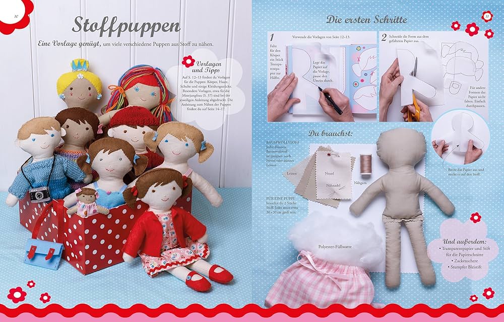 Amazon.com: Lieblingspuppen selbst gemacht: Mit vielen
