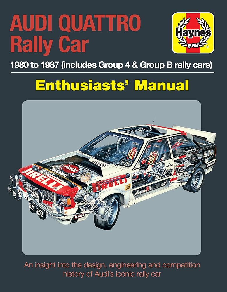 Audi Quattro Rally Car Enthusiasts' Manual: 1980 to 1987 (includes