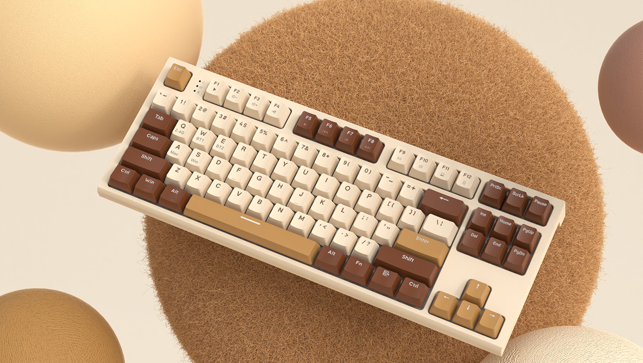 Amazon | ZIYOULANG M88 コンパクト ワイヤレス メカニカルキーボード