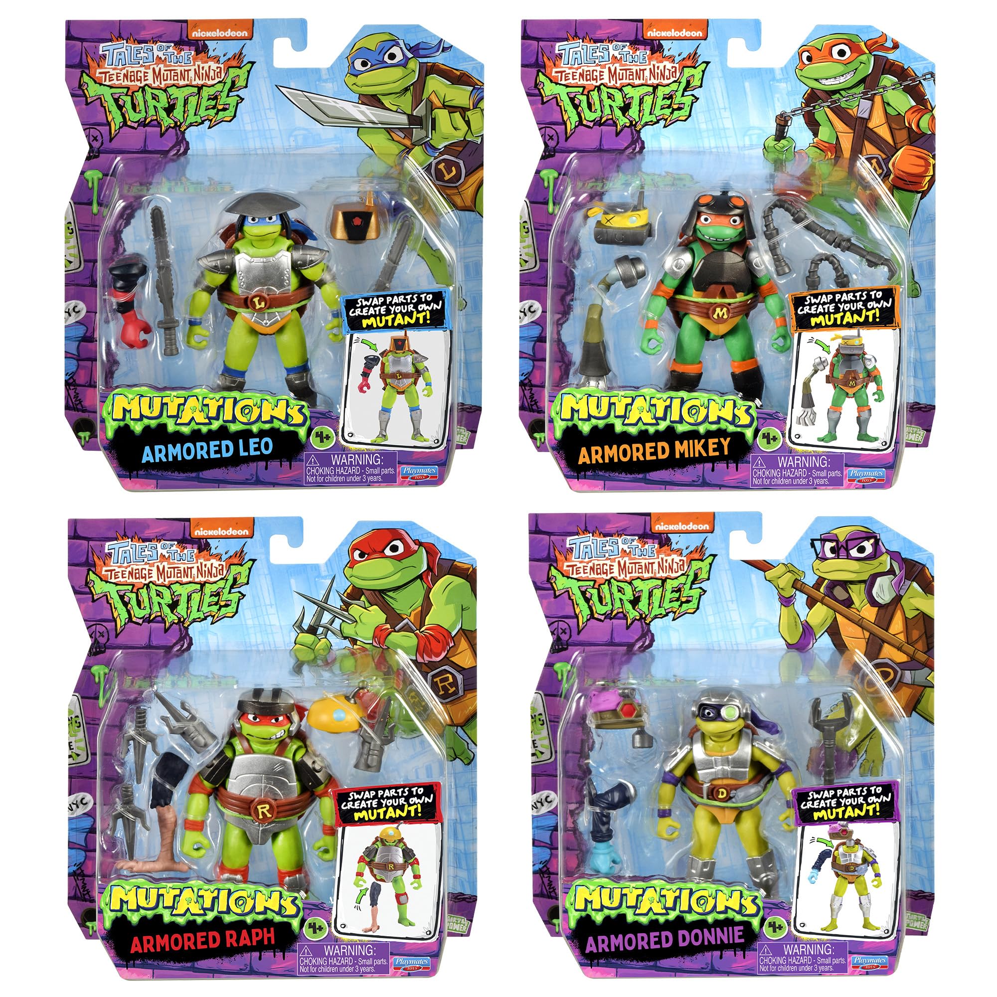 Amazon.com: Teenage Mutant Ninja Turtles Mix N Match Armored