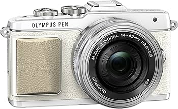 Amazon.com : Olympus PEN Lite E-PL7 (White) with 14-42mm F3.5-6.3
