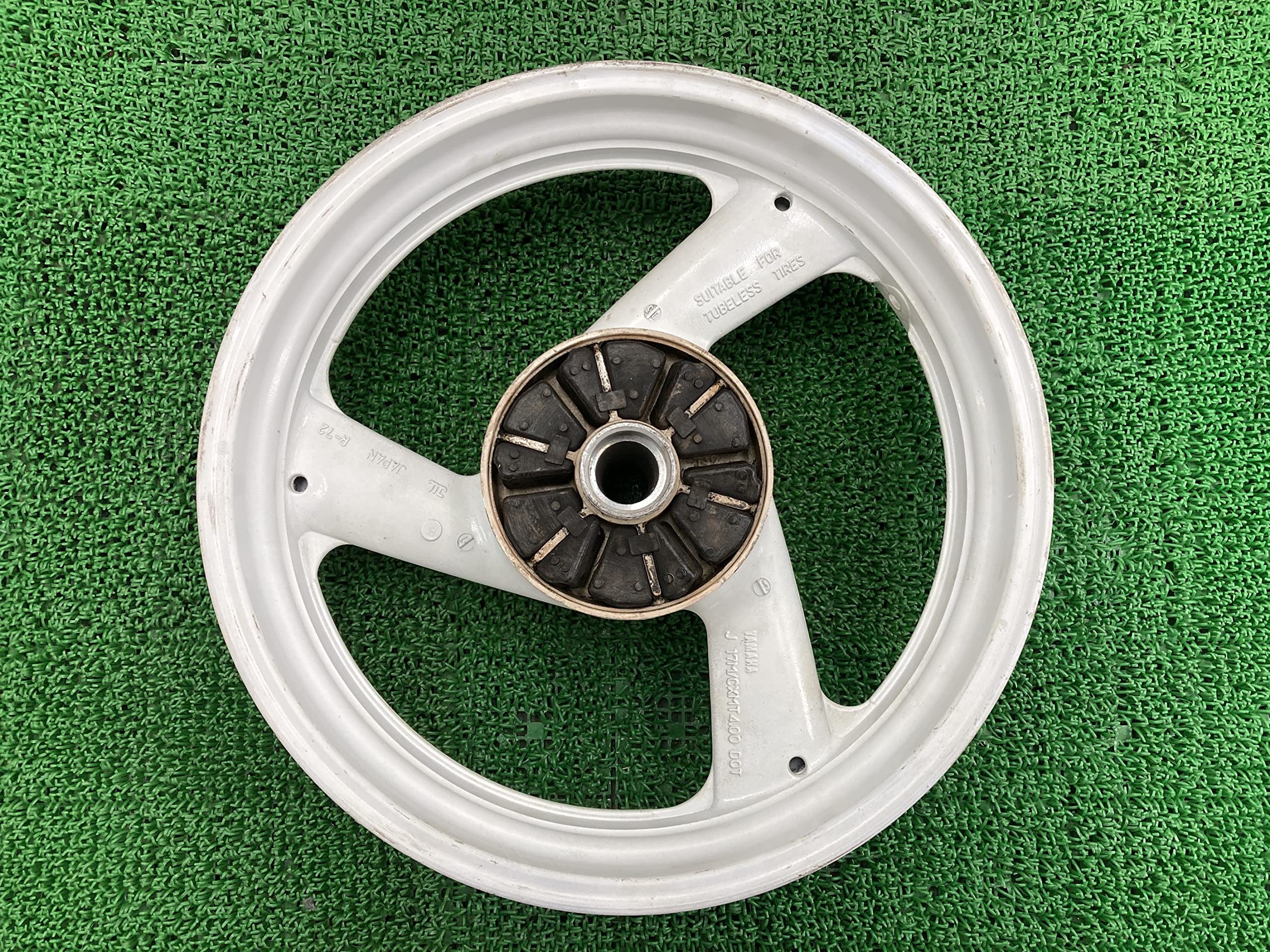 Amazon | 中古 ヤマハ 純正 バイク 部品 XJR400 リアホイール 純正 白